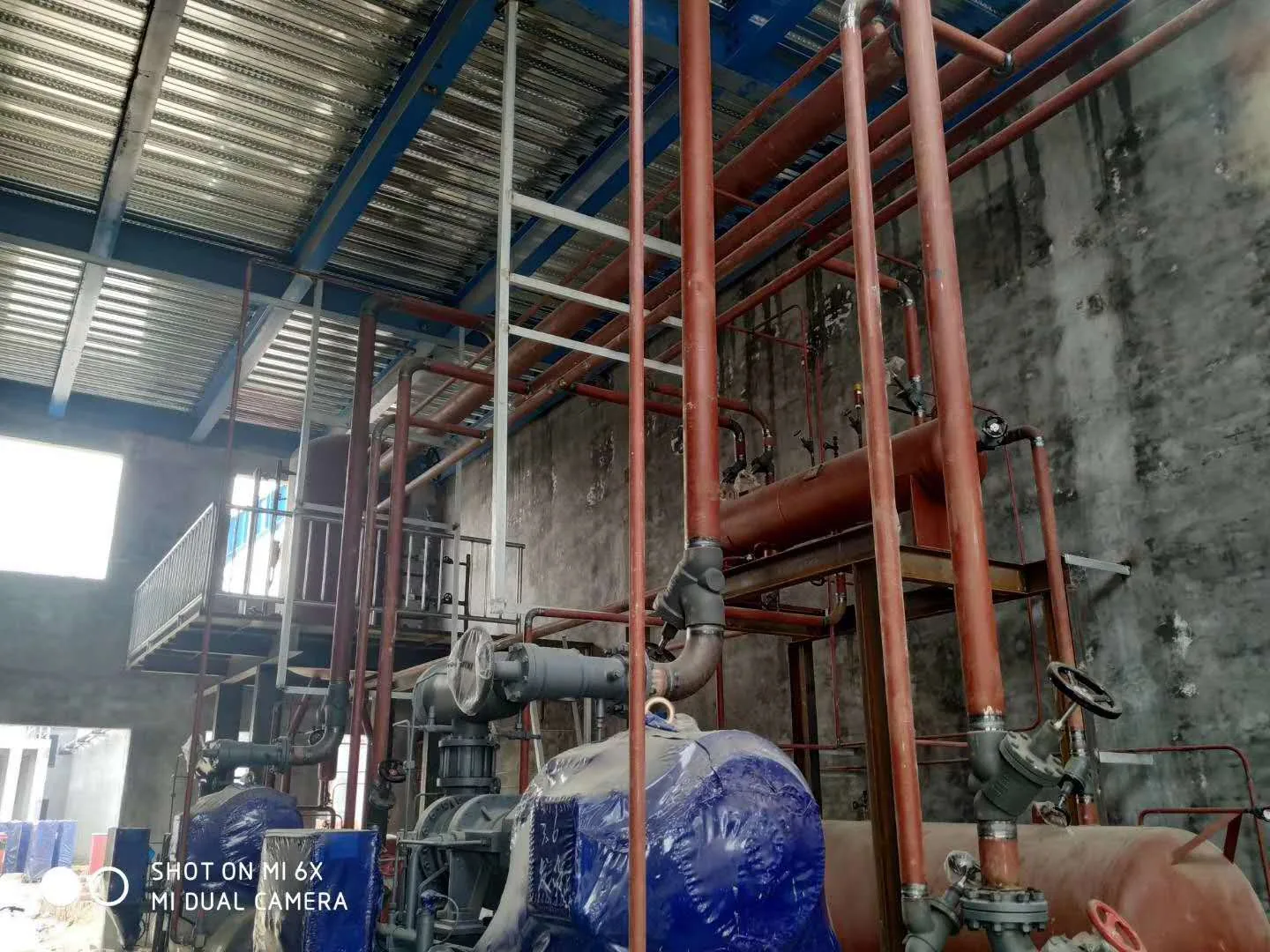 工业制冷设备与管路施工真实现场