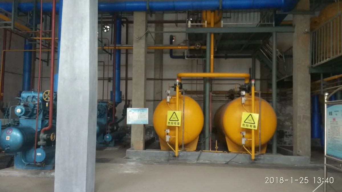 水产加工与速冻项目相关工业制冷现场照片